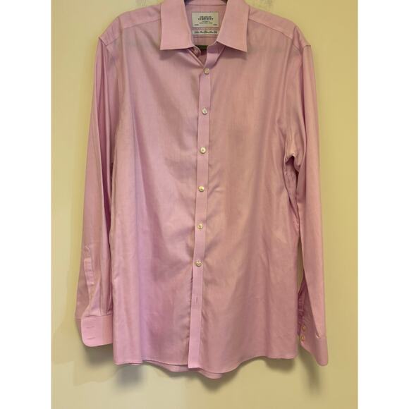 Charles Tyrwhitt Non Iron Extra Slim Fit Button Down Shirt 16 1/2/ 36 in - Picture 1 of 5